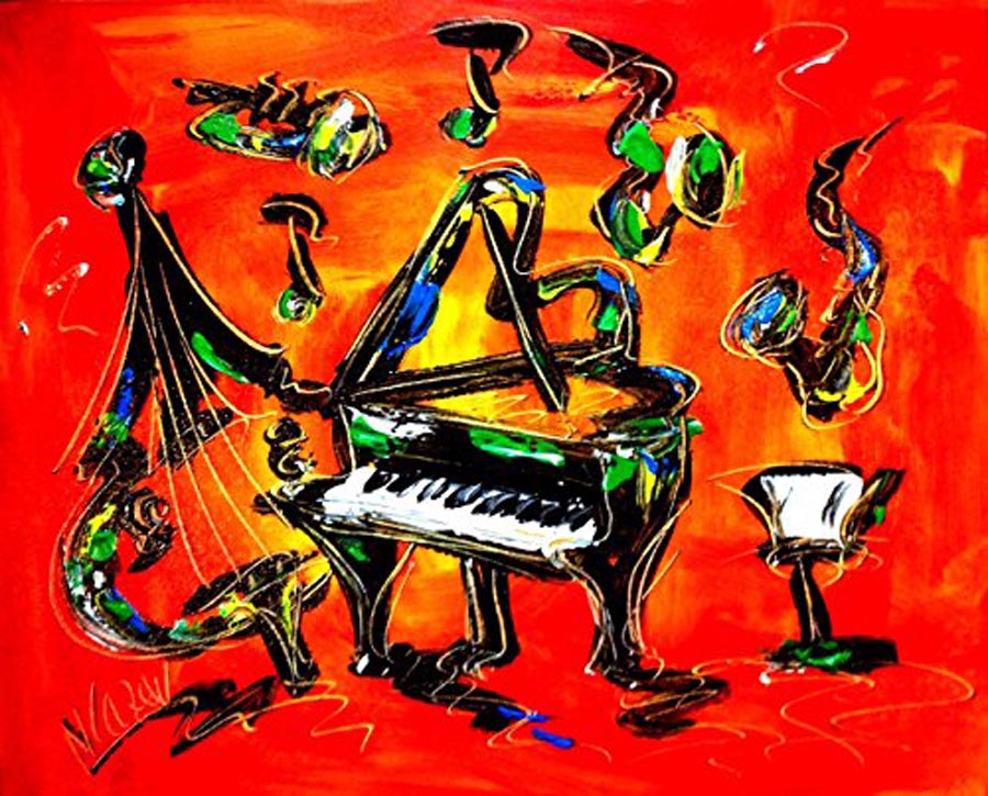 Mark Kazav painting